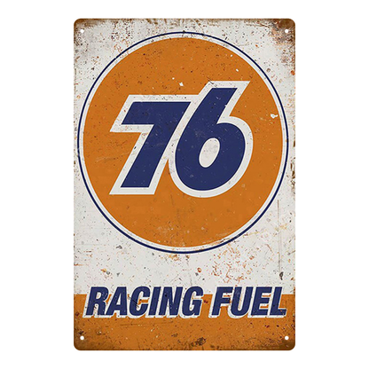 76 Racing Fuel – Vintage Tin Sign
