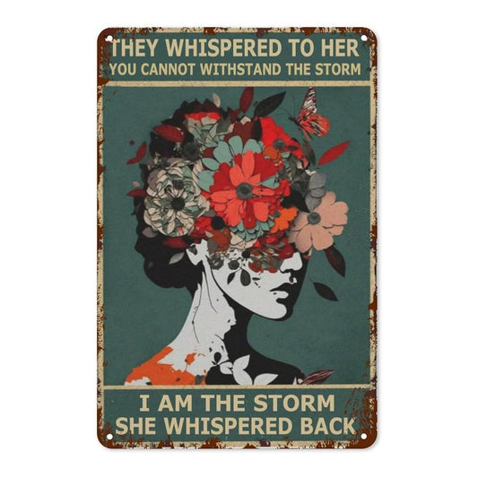 "I Am The Storm" Empowering Quote