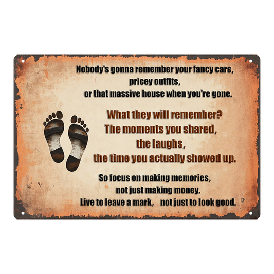Make Memories Not Money