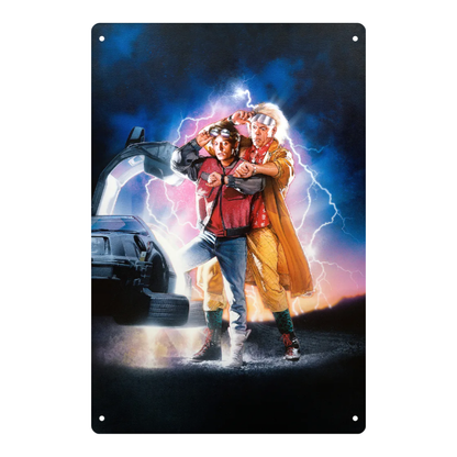 Back to the Future II Tin Sign – Key Art