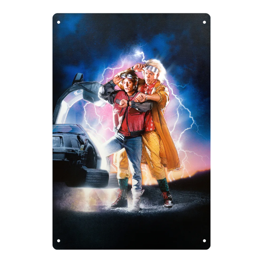 Back to the Future II Tin Sign – Key Art