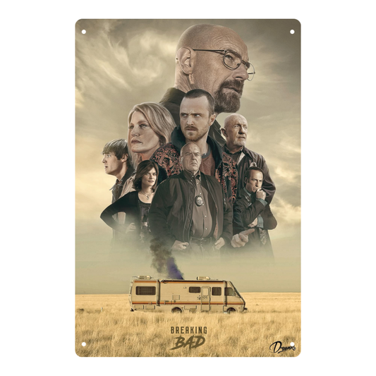Breaking Bad Ensemble Tin Sign