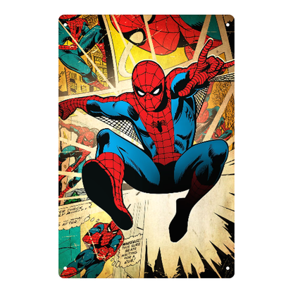 Spider-Man Retro Swing Collage
