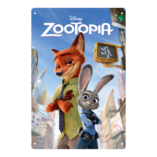 Zootopia – Judy Hopps & Nick Wilde One Tin Sign