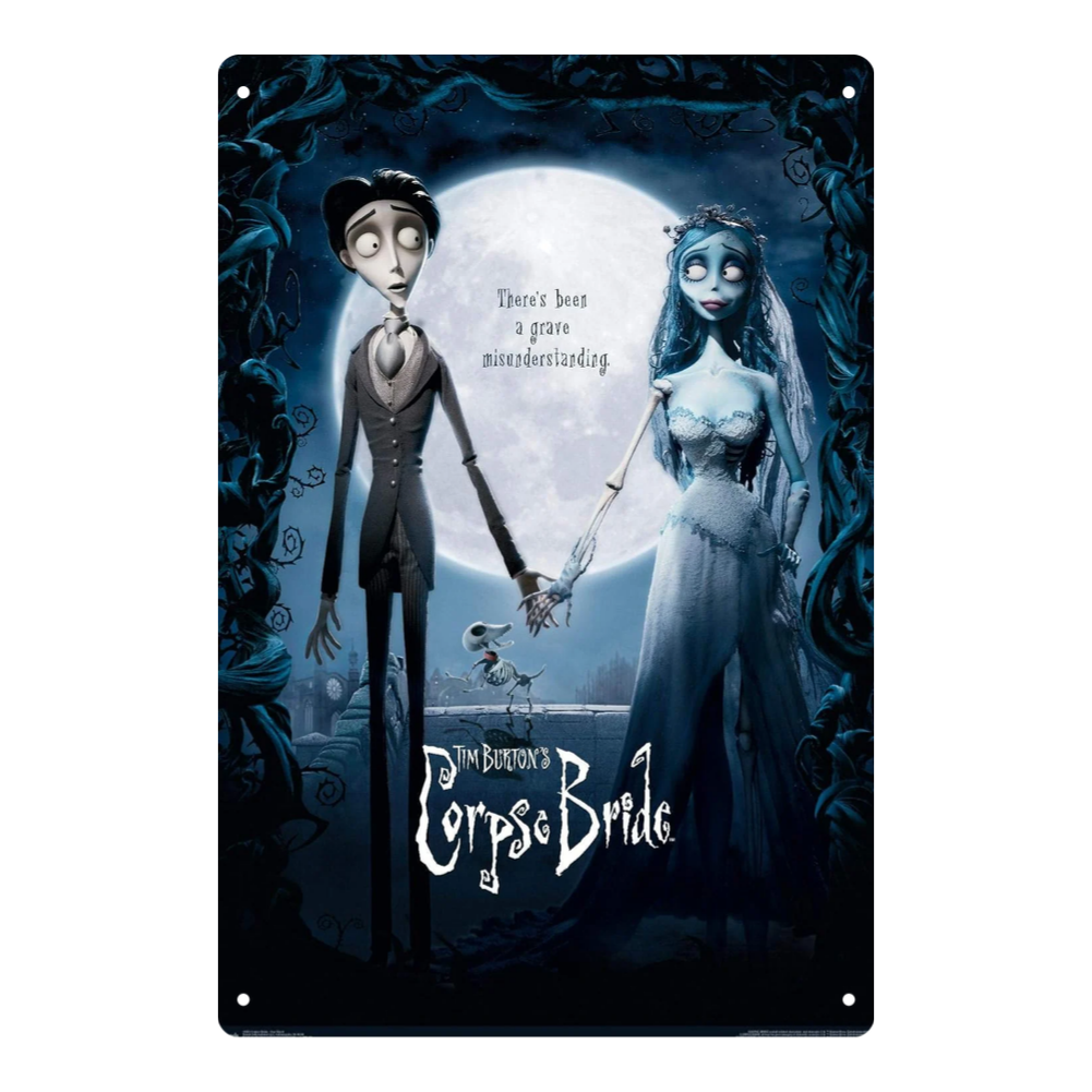 Corpse Bride Tin Sign