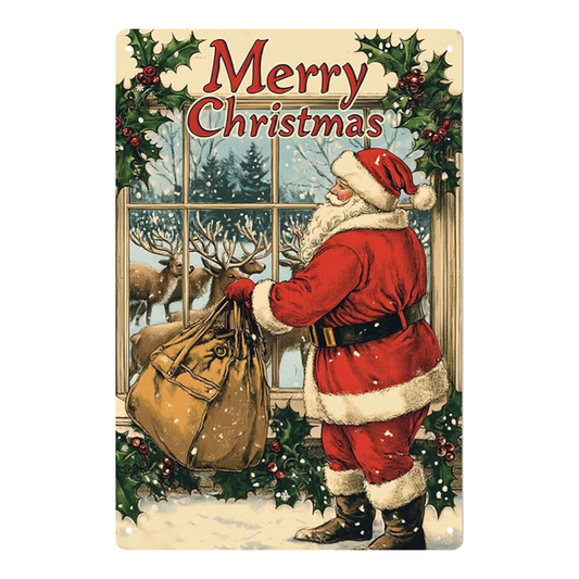 Merry Christmas Vintage Santa Claus