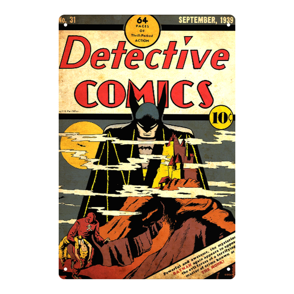 Detective Comics #31 – Vintage Batman “The Monk”