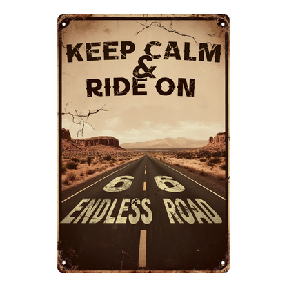 Keep Calm & Ride On Route 66