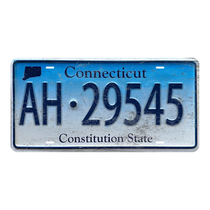 Connecticut AH-29545 - Tin License Plate Sign(6*12Inch)
