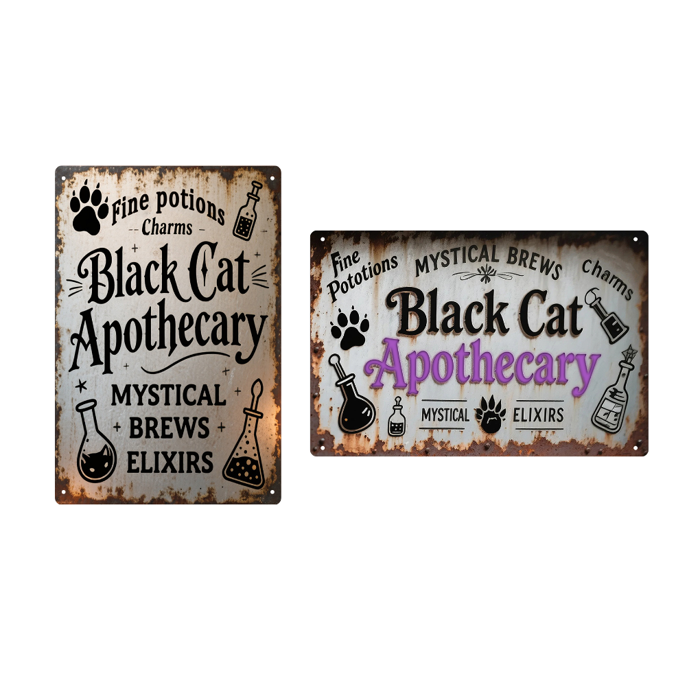 2pcs - Black Cat Apothecary