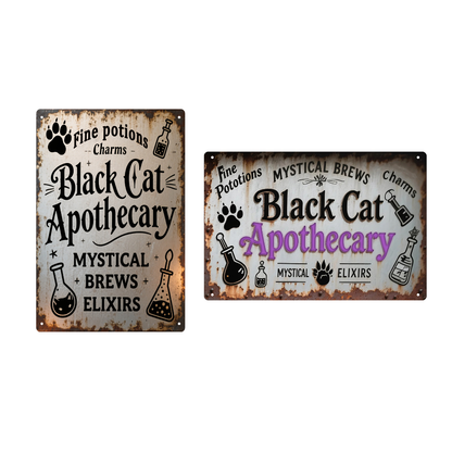2pcs - Black Cat Apothecary
