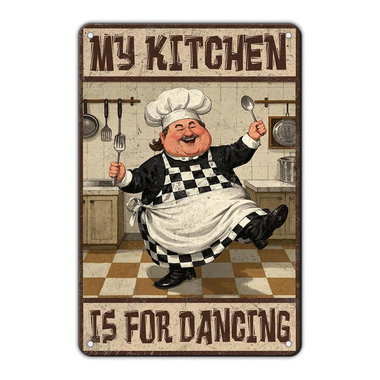 "My Kitchen Is For Dancing" Funny Chef