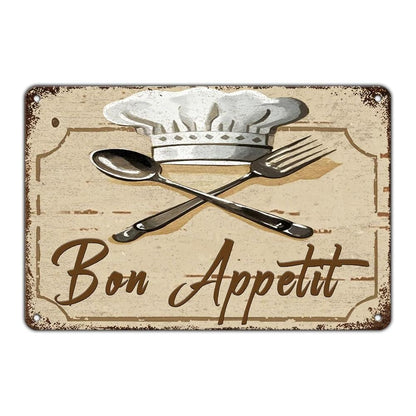 "Bon Appetit" Rustic Kitchen