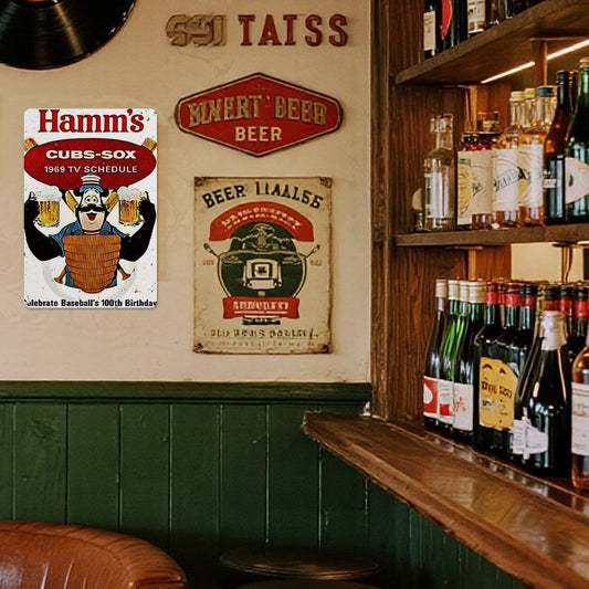 Hamm's Beer 1969 Cubs-Sox Schedule
