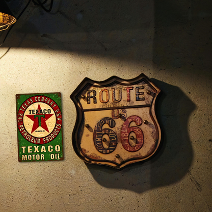 Texaco Motor Oil – Vintage Gas Station Tin Sign