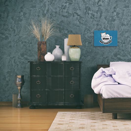 "Work Hard Nap Harder" Funny Cat