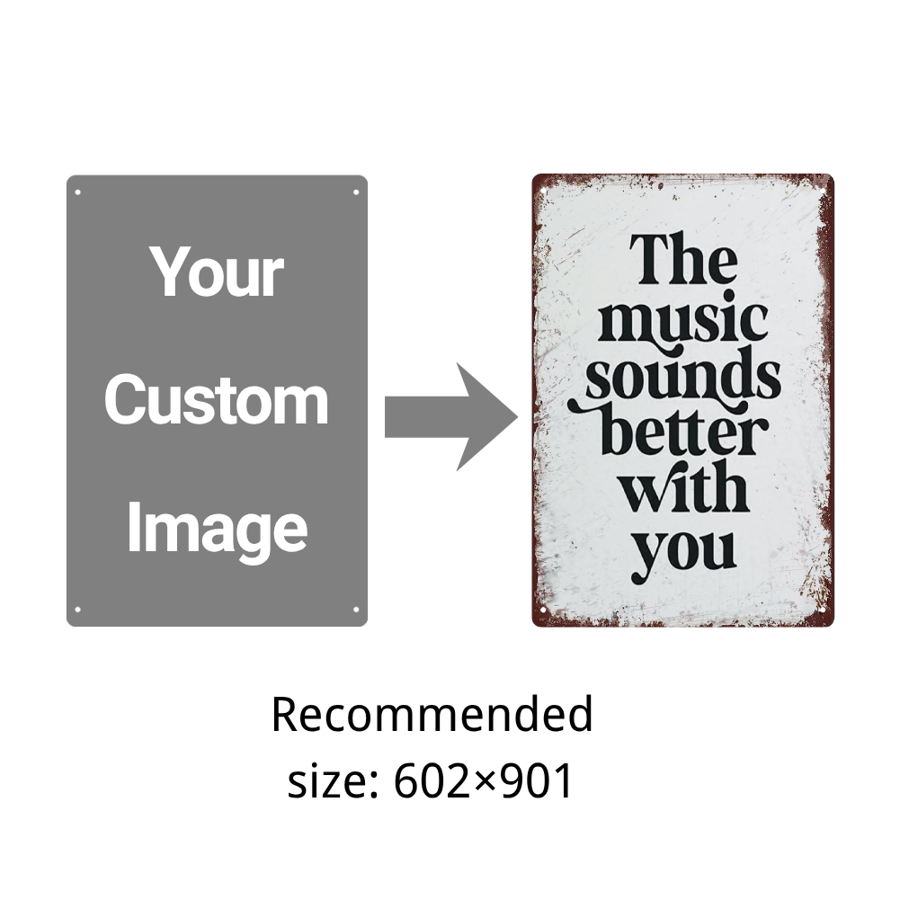 Custom Metals - 8*12Inch