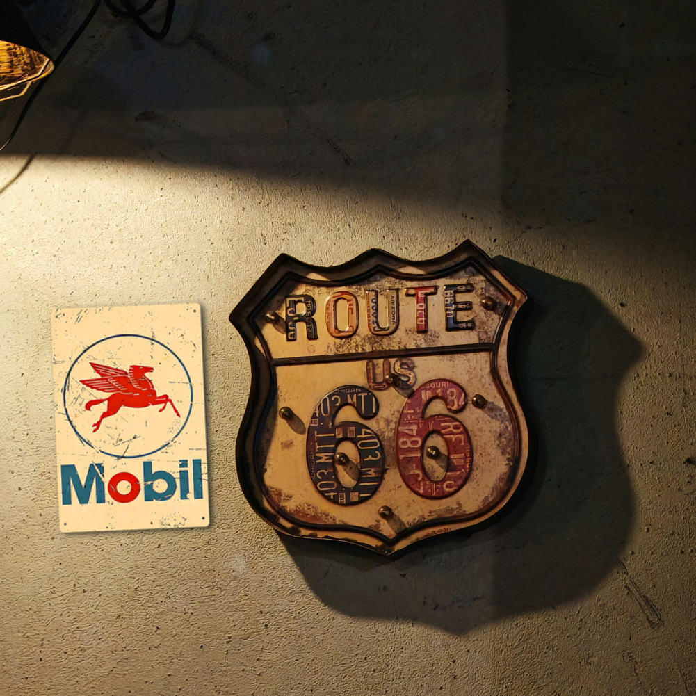 Mobil Pegasus Vintage Tin Sign