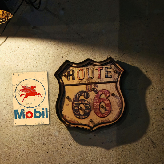 Mobil Pegasus Vintage Tin Sign