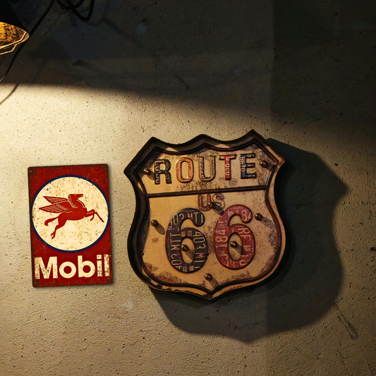Mobil Pegasus – Vintage Gas Station Tin Sign