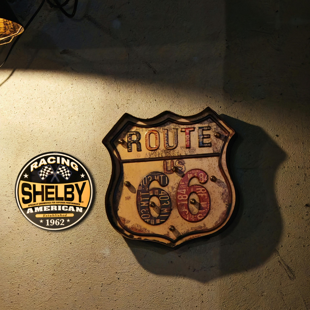 Shelby American Racing Round Metal Sign – Est. 1962