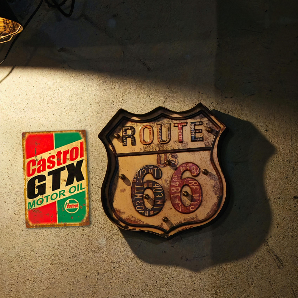 Castrol GTX Motor Oil Retro Tin Sign