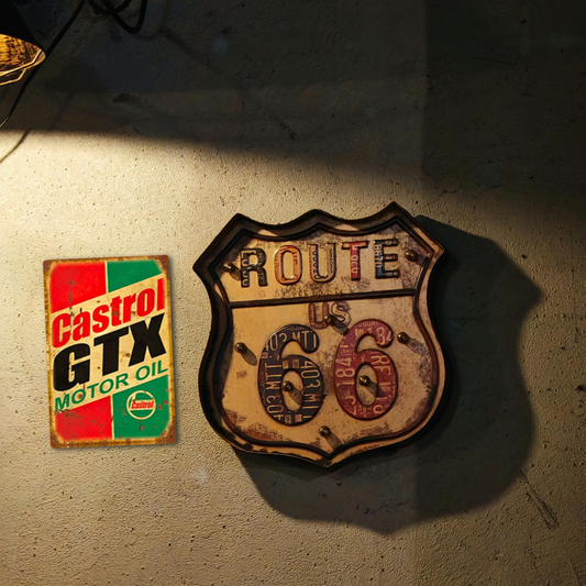 Castrol GTX Motor Oil Retro Tin Sign