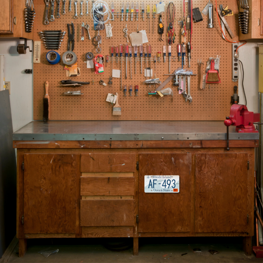 Rhode Island AF-493 - Tin License Plate Sign(6*12Inch)