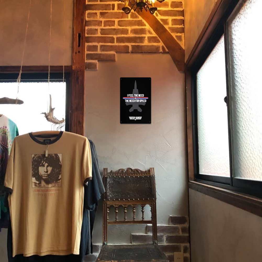 Top Gun “Need for Speed” Tin Sign