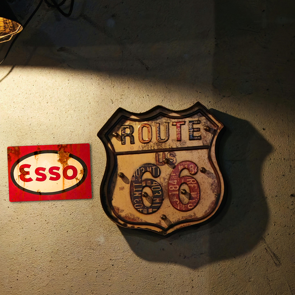ESSO Oval Logo Vintage Tin Sign