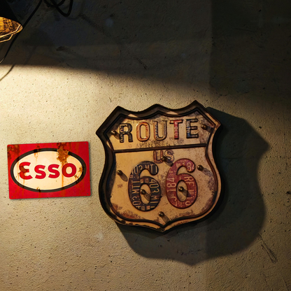 ESSO Oval Logo Vintage Tin Sign