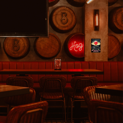 Personalized “Groomsman” Kentucky-Style Whiskey Tin Sign