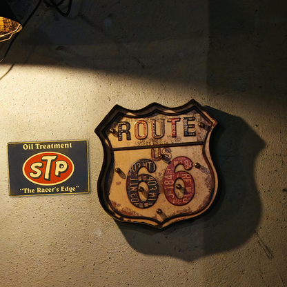 STP Oil Treatment – “The Racer’s Edge” Tin Sign