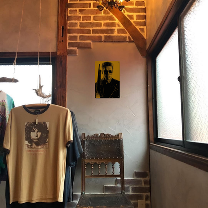 Arnold Pop-Art Halftone Portrait Tin Sign