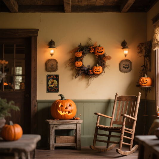 "Wicked Woman Dark Ale" Witch Pin-Up