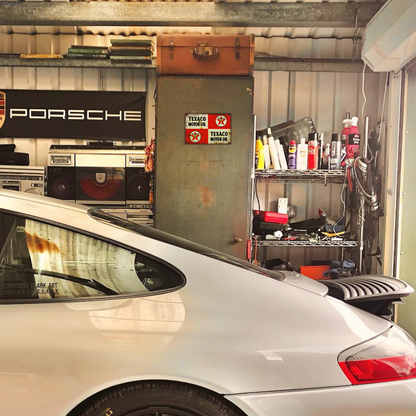 Texaco Motor Oil Checkerboard Tin Sign