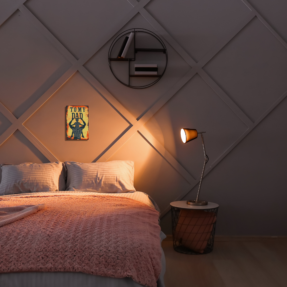 To My Dad – Vintage Metal Tin Sign