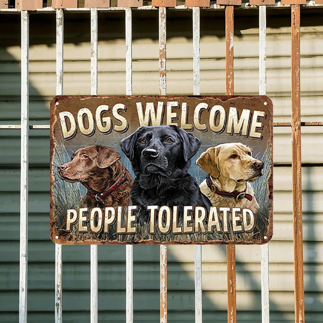 Dogs Welcome People Tolerated