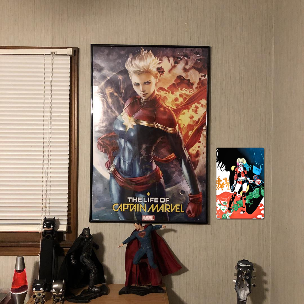 Harley Quinn Rebirth Tin Sign – Gotham Pop Art Wall Décor