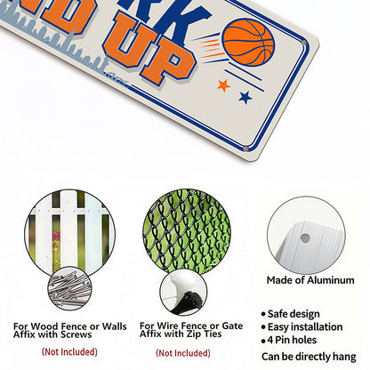 New York Stand Up Metal Sign
