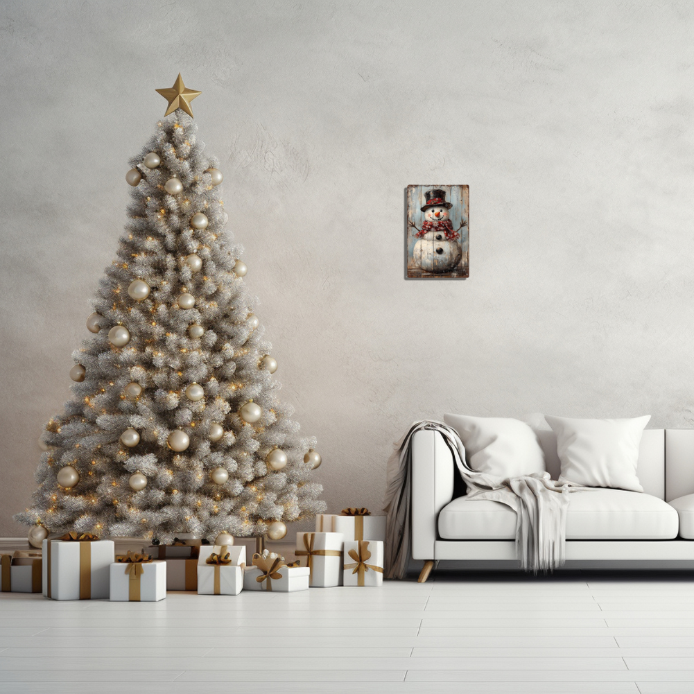 Rustic Snowman Winter & Christmas