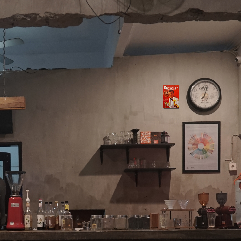 Budweiser “Where There’s Life” Vintage Metal Sign