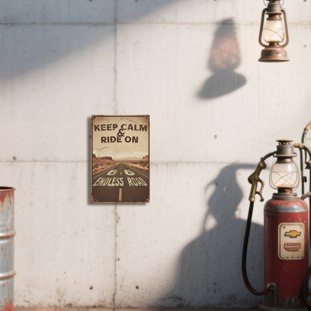 Keep Calm & Ride On Route 66