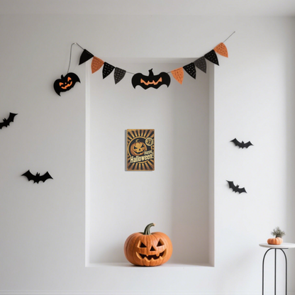 Happy Halloween Vintage Pumpkin