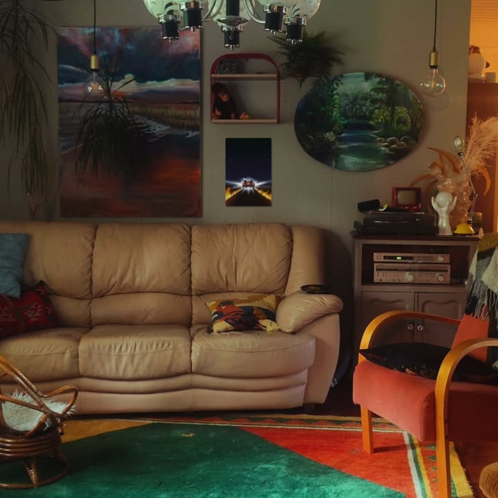 Back to the Future DeLorean Tin Sign