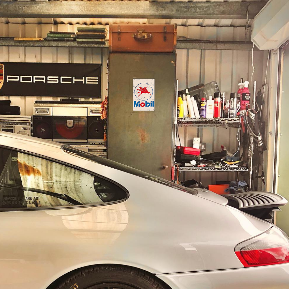 Mobil Pegasus Vintage Tin Sign