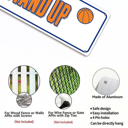 New York Stand Up Metal Sign – 27 Years Later NBA Finals Fan Wall Decor