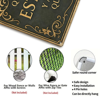 Que Dios Bendiga Este Hogar – Metal Wall Sign