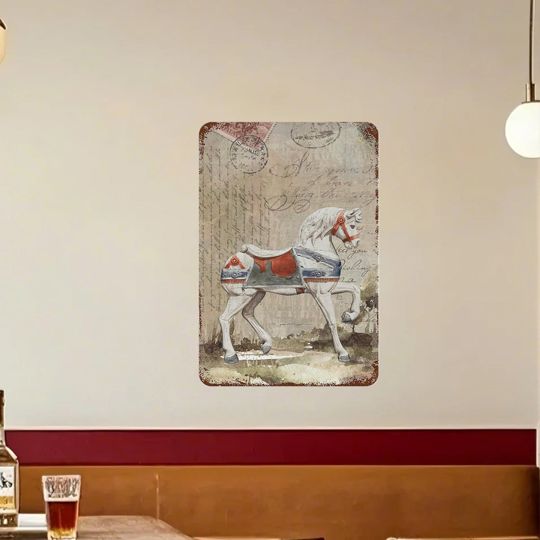 Vintage Carousel Horse Wall Art