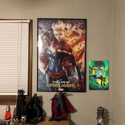 Rick and Morty Portal Ice Cream Tin Sign